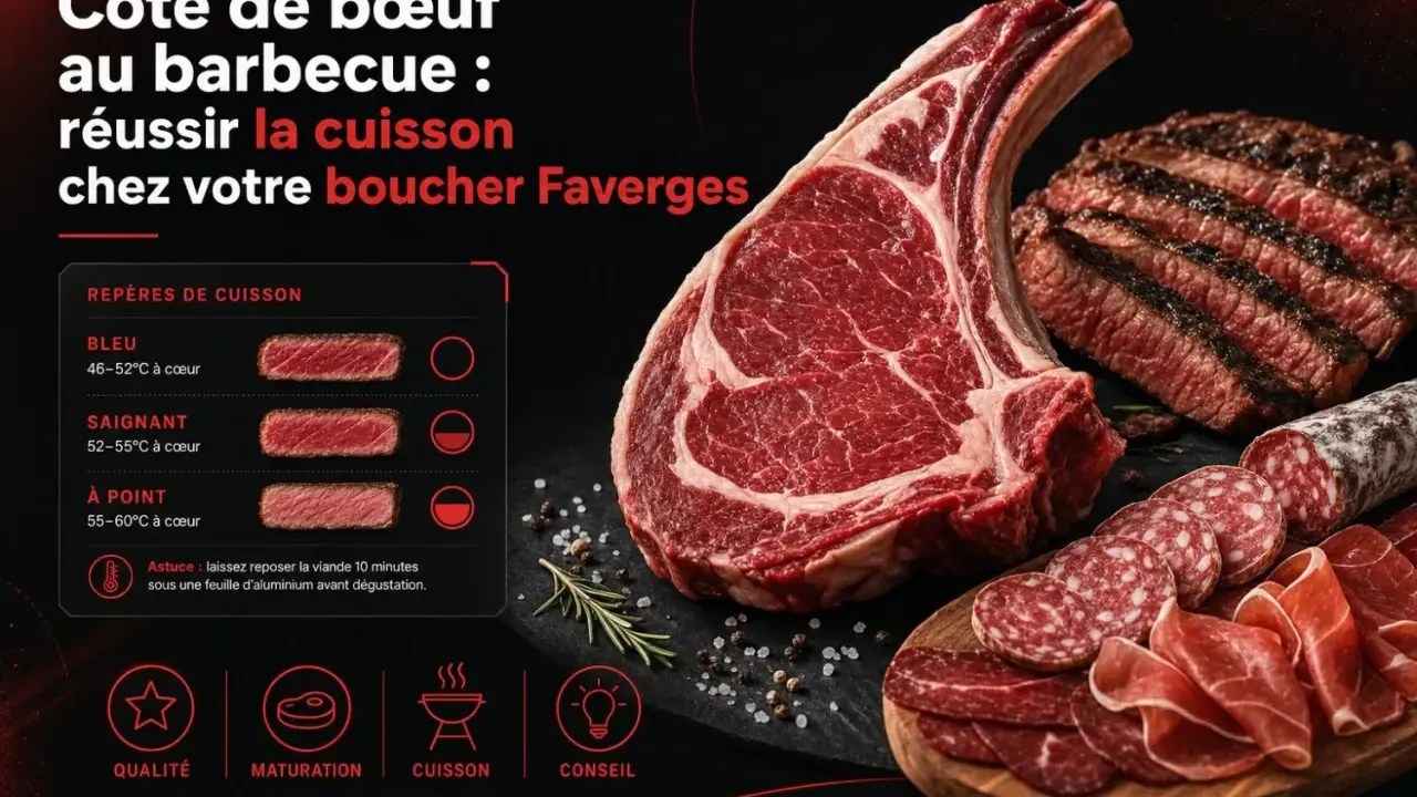 Côte de bœuf au barbecue : guide de cuisson pour une viande parfaite. Estimation du barbecue viande par personne.