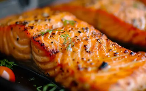 Un délicieux poisson à la plancha, bien doré et assaisonné, prêt à être dégusté.