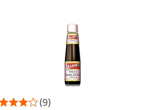 Bouteille de sauce aigre-douce Ayam, parfaite pour relever vos plats asiatiques.